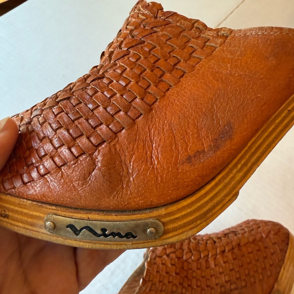Vintage Nina Leather Mules
